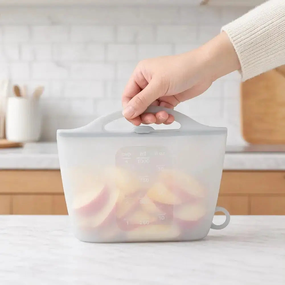 Reusable Silicone Storage Bags | Leakproof | Temperature Resistant | Sizes