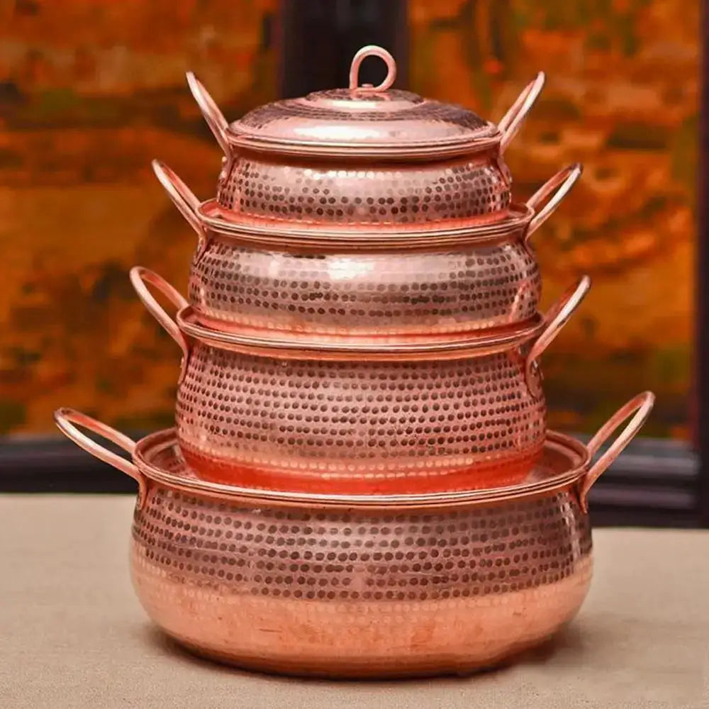 Hammered Copper Cookware Set - High-Quality Copper Pots and Pans from PriceLows™