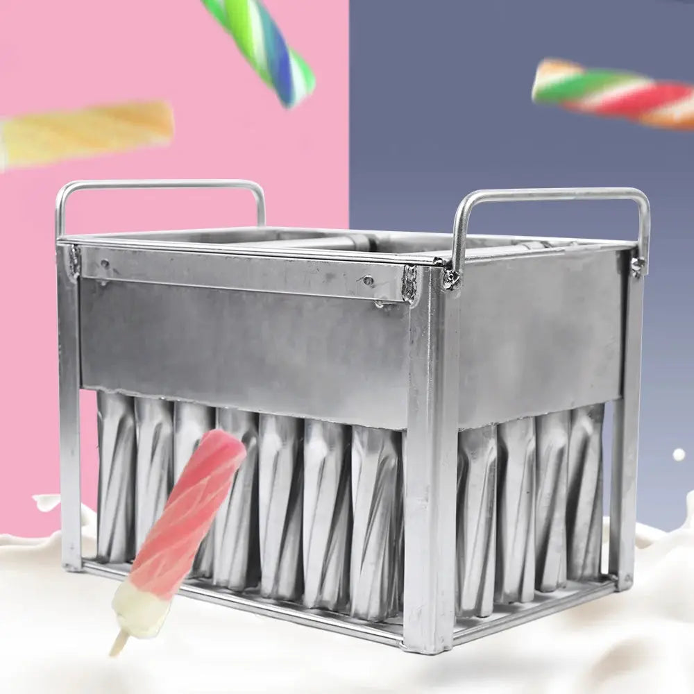 40 PCS Stainless Steel Ice Cream Mold with Wooden Sticks Popsicle Maker DIY Frozen Treats Maker for Home Commercial Use from PriceLows™