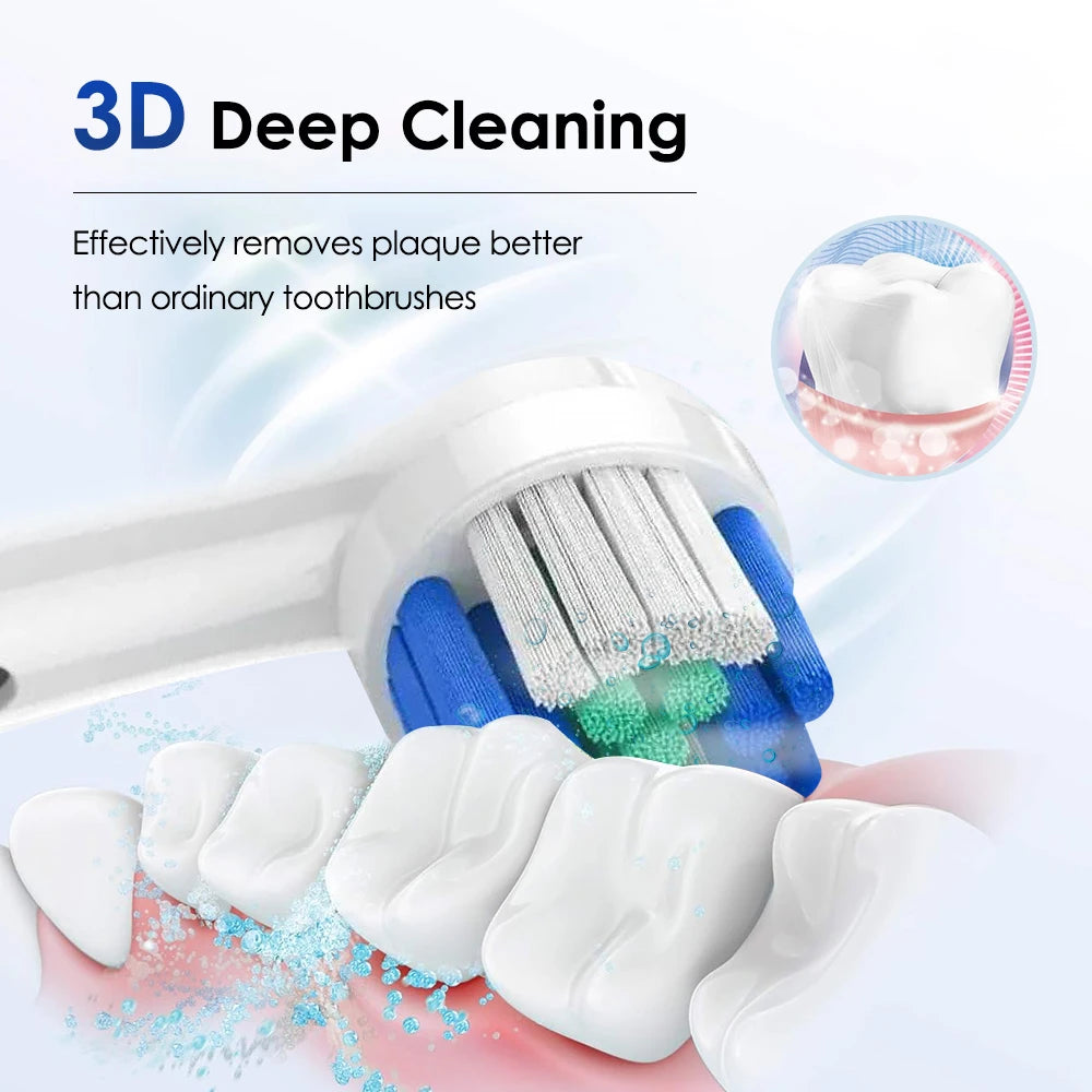 Electric Toothbrush | Cordless USB Rechargeable | 5 Cleaning Modes | Adults