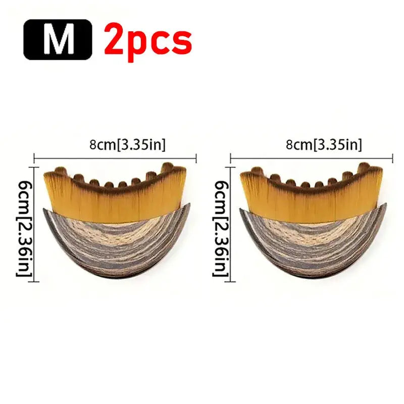 Lymphatic Contour Face Brush | Rubber Material | Non Electric | One Unit