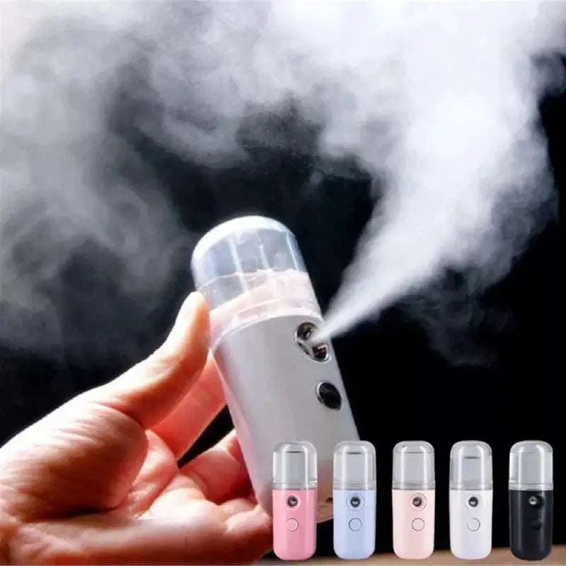 Rechargeable Nano Mist Sprayer | Portable Facial Steamer | USB Powered Skin Care