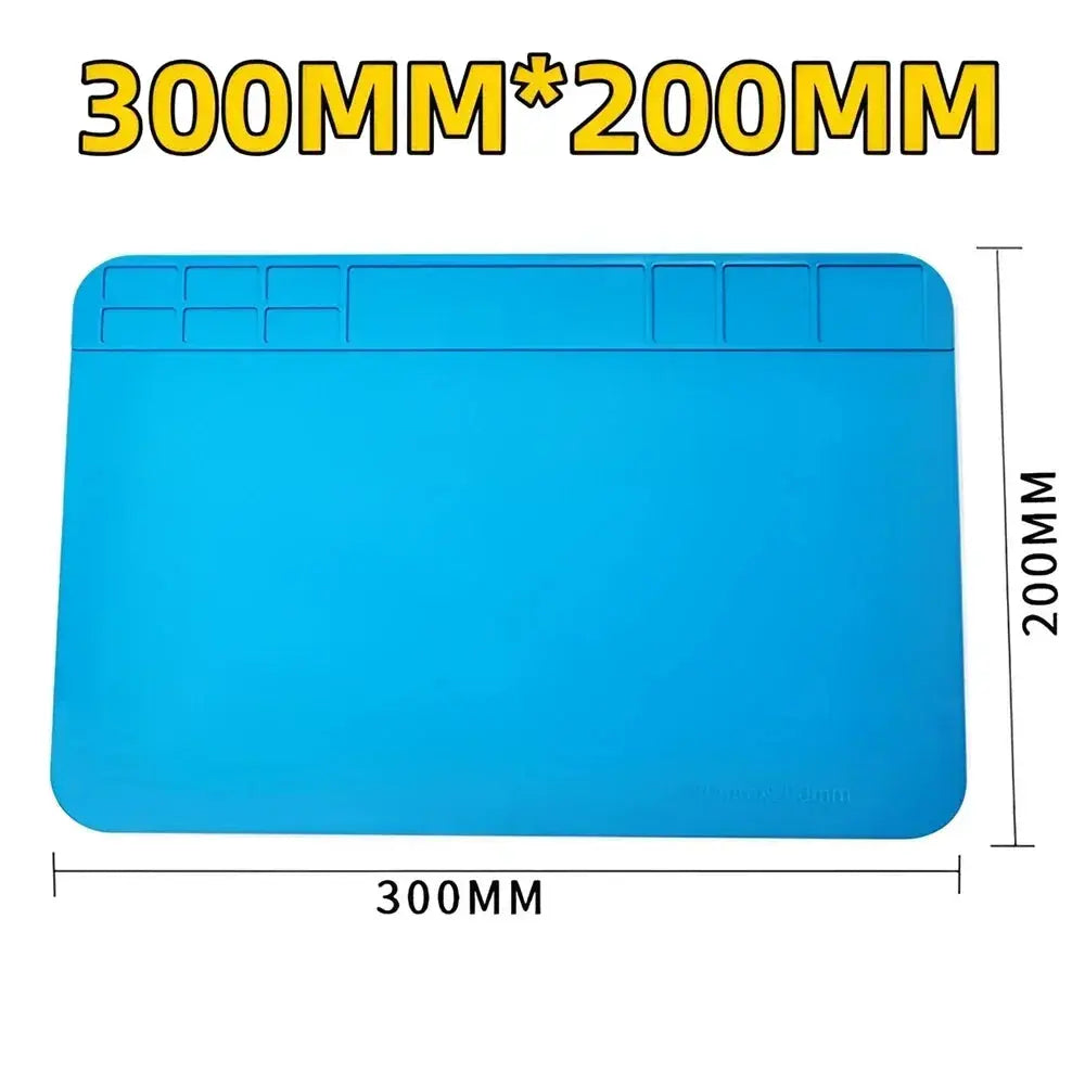 Magnetic Mat Silicone Repair Mat Circuit Board Soldering Pad Heat Resistant 932°F Anti-Static for ESD Iron Phone Repair from PriceLows™