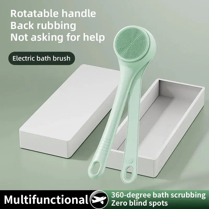 Electric Bath Scrubber | Dual Handle | Long Handle | One Size