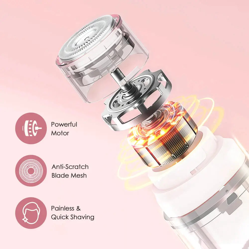Wet Dry Electric Shaver | 60 Min Battery | Double Head Trimmer
