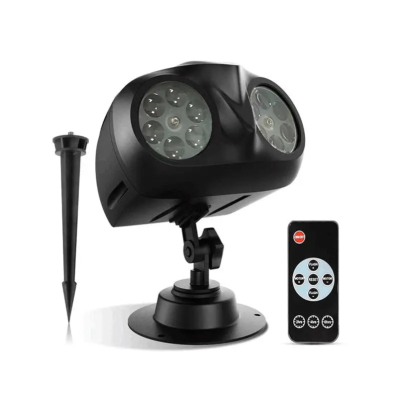 LED Snowflake Projector Light | 360 Beam Angle | Outdoor Waterproof