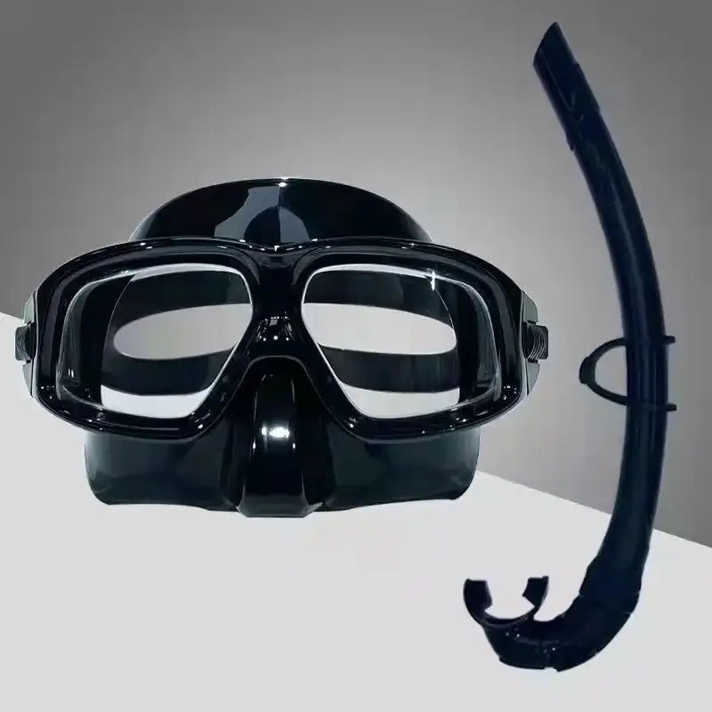 Diving mask Free diving surface mirror high definition anti-fog lens snorkeling mask equipment from PriceLows™