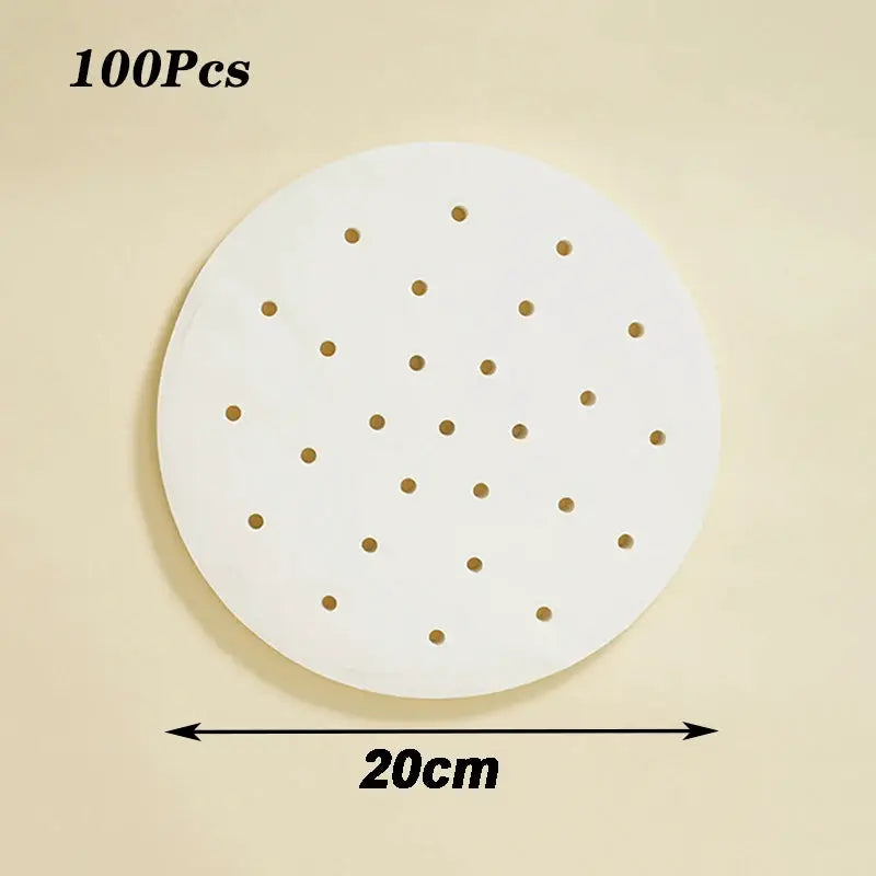 Bamboo Steamer Papers | Disposable | Non-Stick Liners | 50/100 Pcs