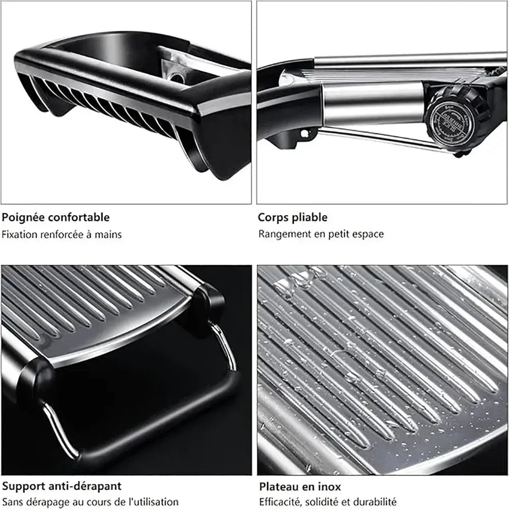 Vegetable Slicer | Stainless Steel | Multi Function | Compact Design
