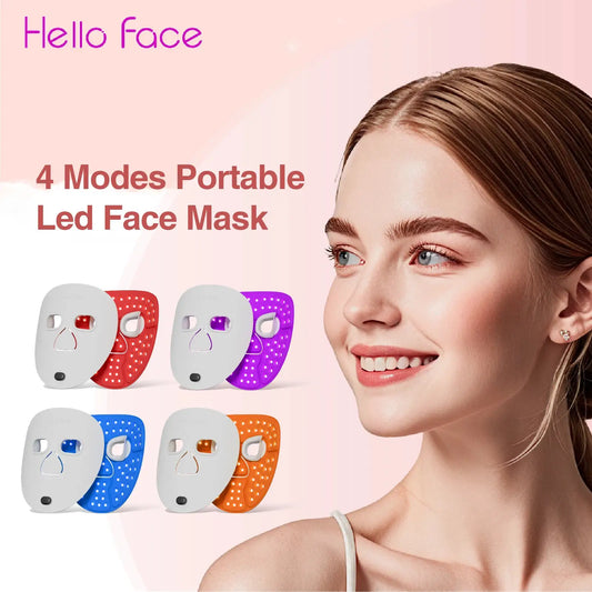 Hello Face M500S Ultra-light LED Red Light Therapy Photon Mask Near-Infrared Light Therapy Facial Mask Professional Face Care from PriceLows™