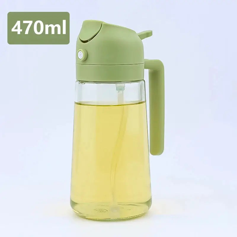 Oil Spray Bottle | Large Capacity | Glass Dispenser | Dual-Use Spraying Pouring