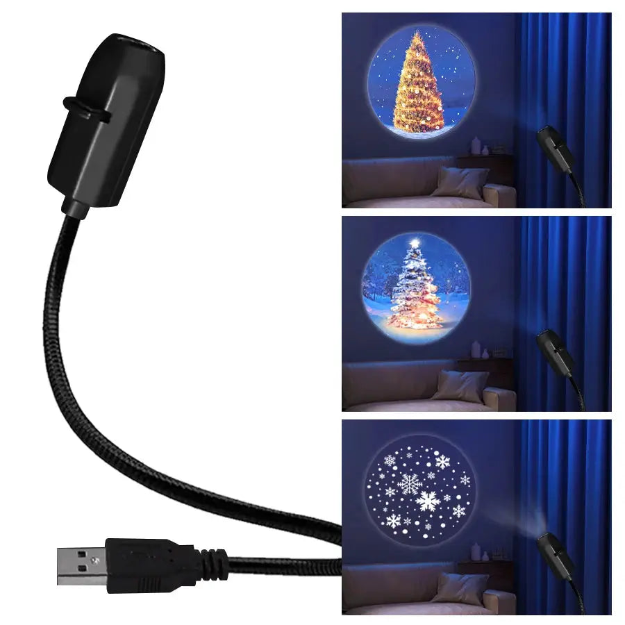 USB Planetary Projector | 5V Direct Connect | LED Bulb | Holiday Decor
