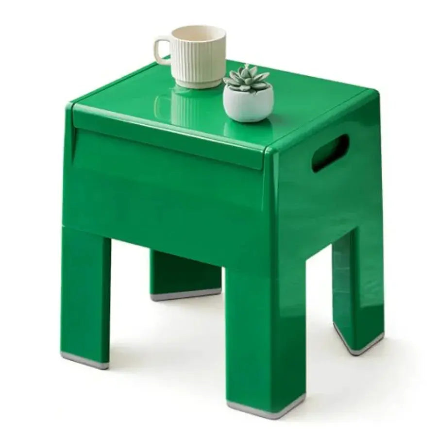 Nightstand Bedside with Storage Space, Multifunctional Colorful Plastic End Table Small Side Table for Bedroom, Dorm and Small from PriceLows™