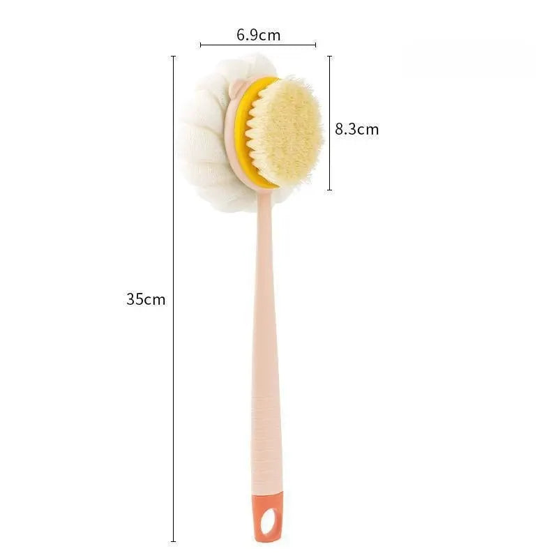 Bath Brush | Long Handle | Sponge Material | One Size
