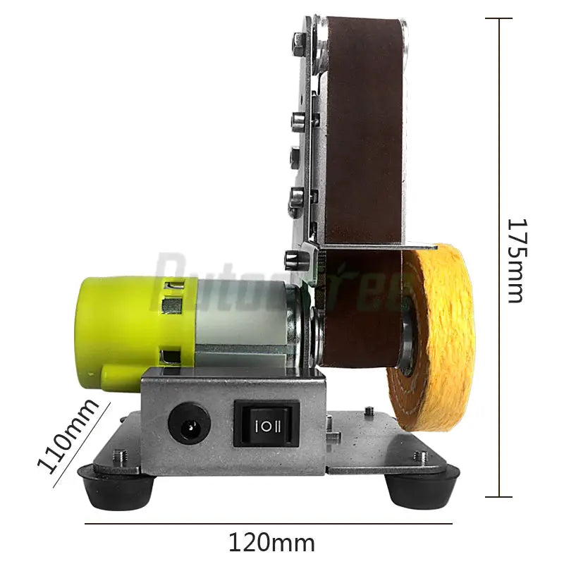 110V/220V Desktop Vertical Mini Electric Abrasive Belt Sandpaper Polishing Machine DIY Angle Grinder Sharpening Machine from PriceLows™