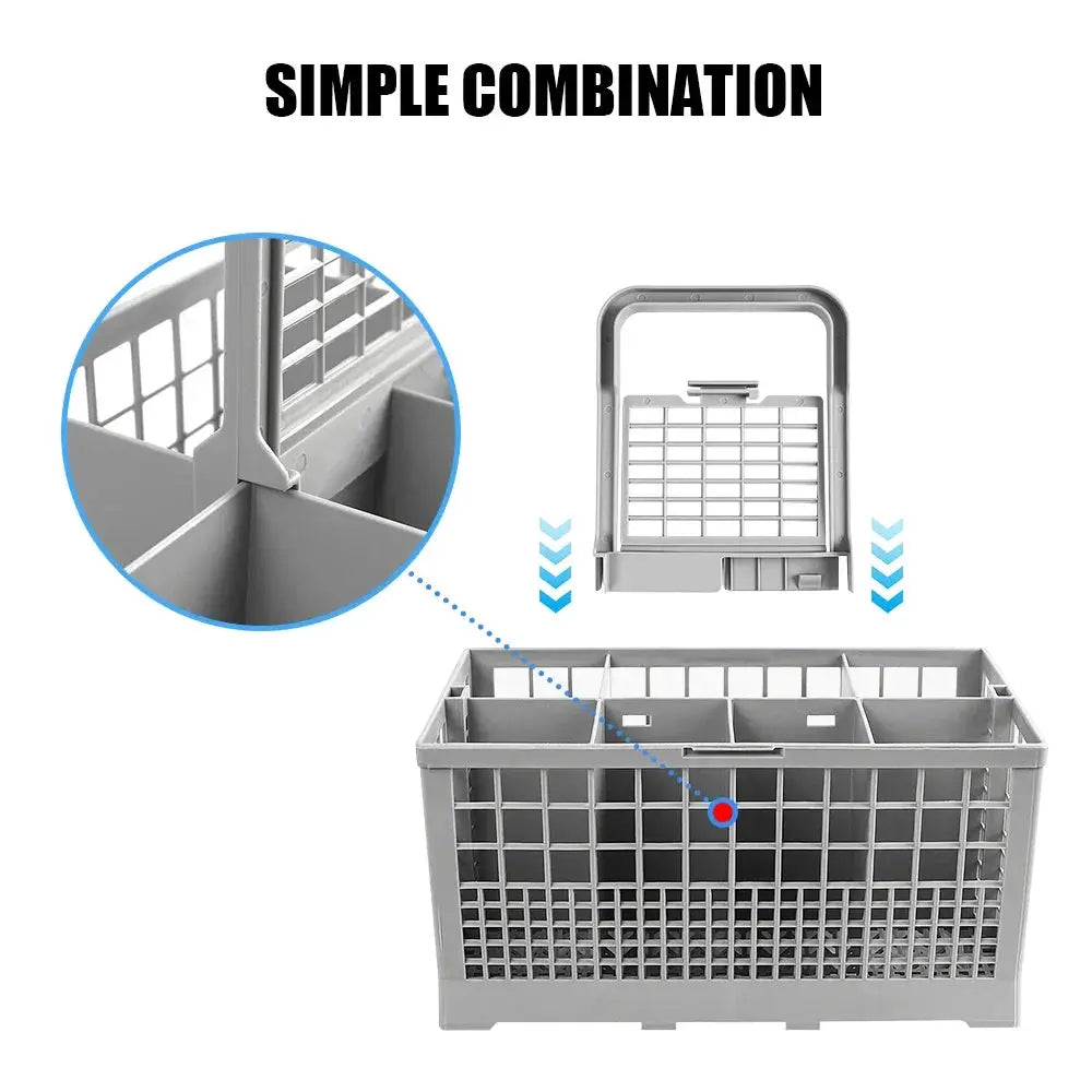 Dishwasher Basket | Universal Cutlery Basket | Foldable Holder