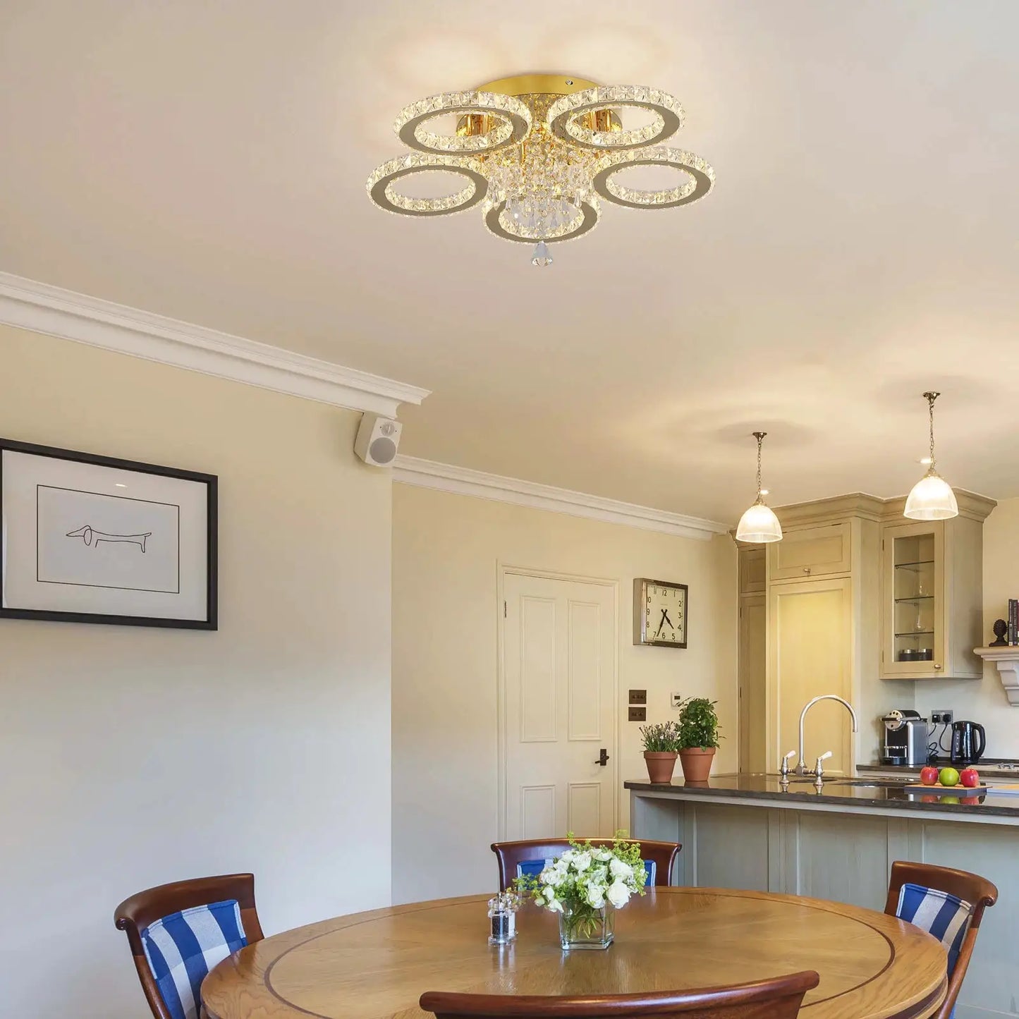 Led Ceiling Light Modern Home Decoration Crystal Chandelier Luxury Living Room BedRoom Dining Gold Ceiling Lamp lighting from PriceLows™