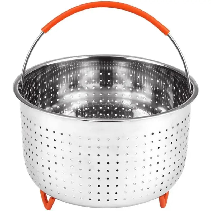 Stainless Steel Steamer Basket | 2-4L | Silicone Handle | Instant Pot