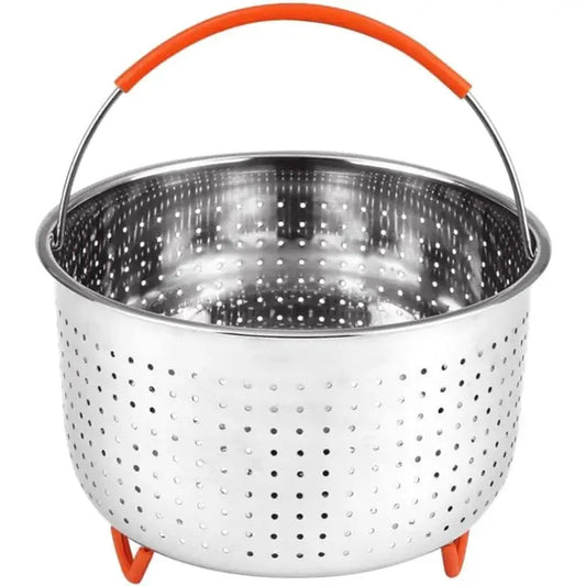 Stainless Steel Steamer Basket | 2-4L | Silicone Handle | Instant Pot