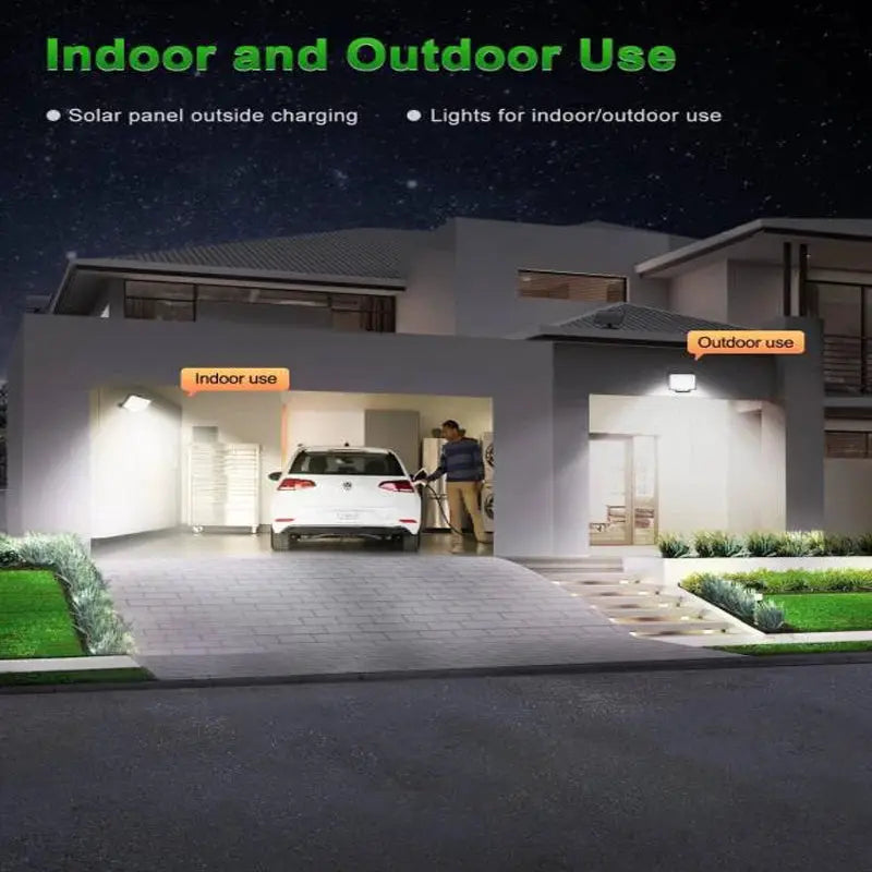 Solar Outdoor Lights - LED Motion Sensor Light with Remote Waterproof Security Flood Light for Patio Garage Porch Yard from PriceLows™