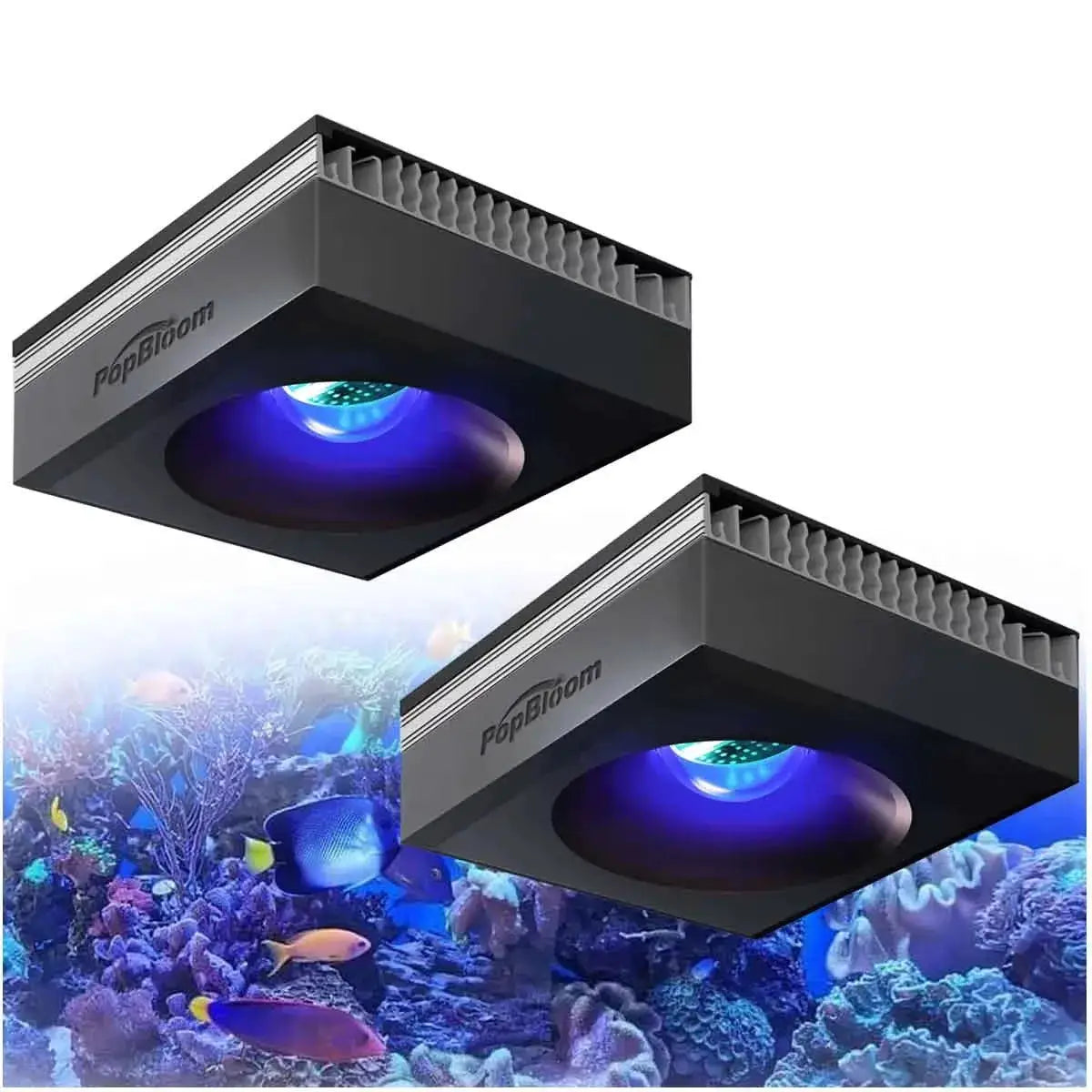 LED Reef Aquarium Light | 100W Full Spectrum | Clip On Mount