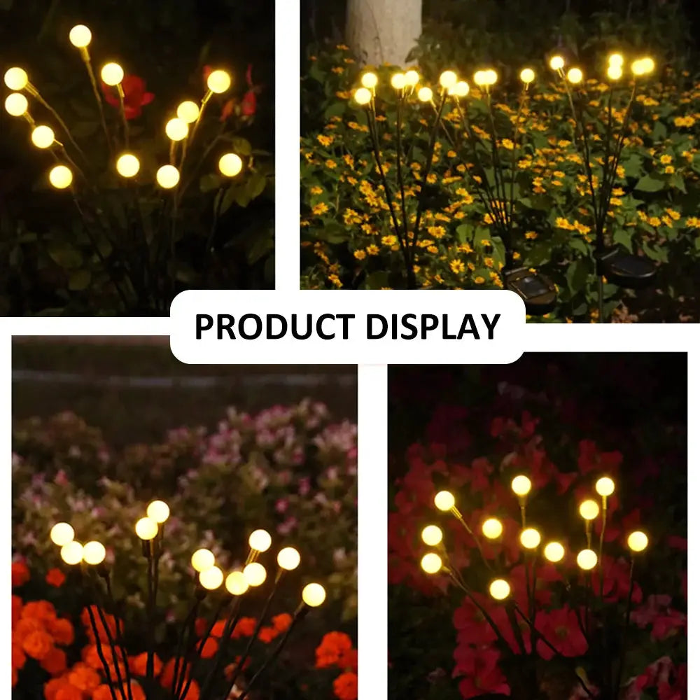Solar LED Light Outdoor Waterproof Garden Sunlight Powered Landscape Lights Firefly Garden Lights Lawn Garden Decor Solar Light from PriceLows™