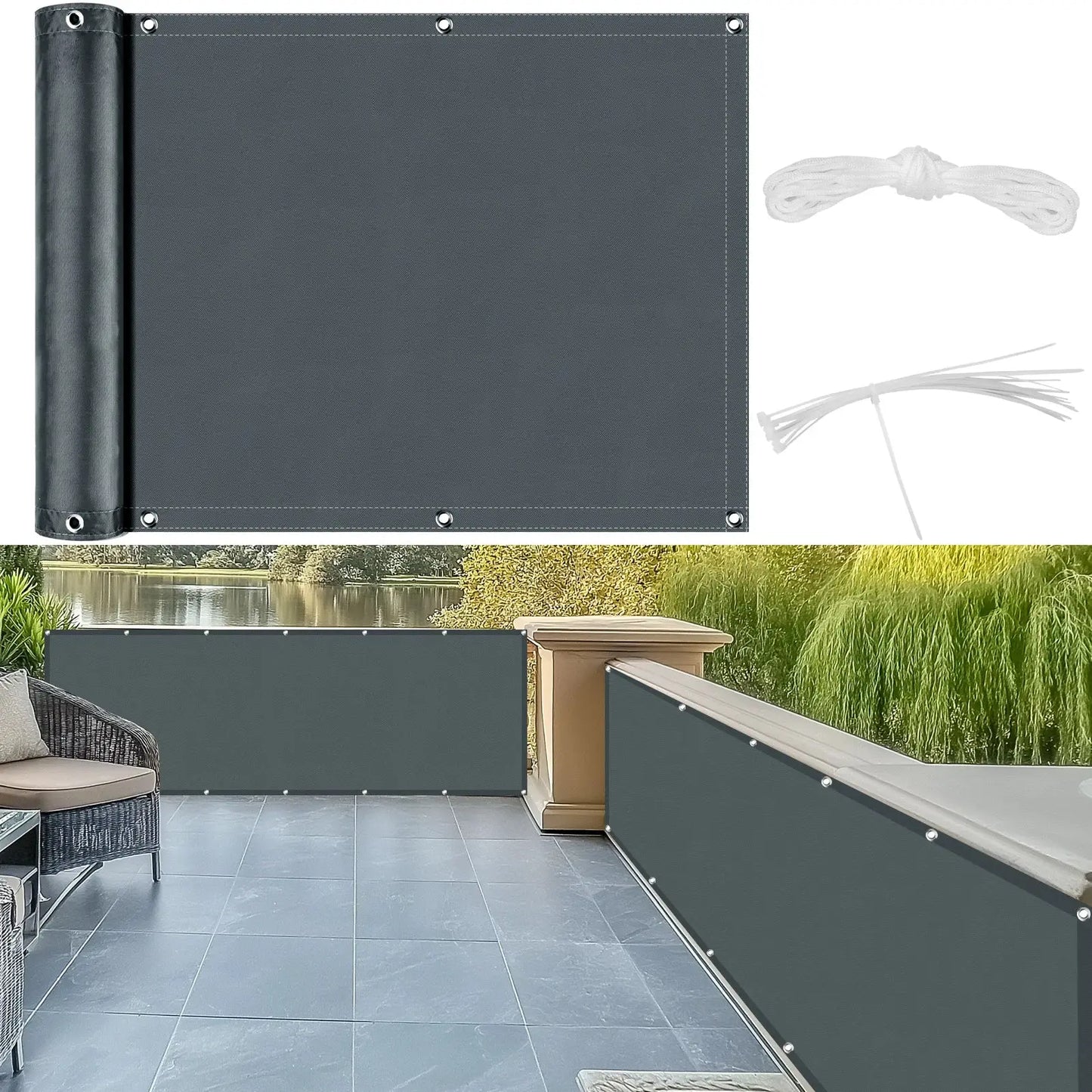 Barbecue Grill Cover Waterproof Outdoor Heavy Duty Storage Case For 74 Inch