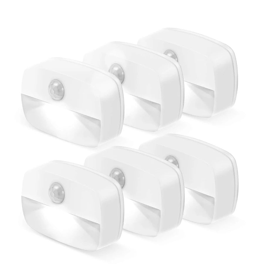 Motion Sensor Night Light | Battery Operated | LED Bulbs | Hallway Stair