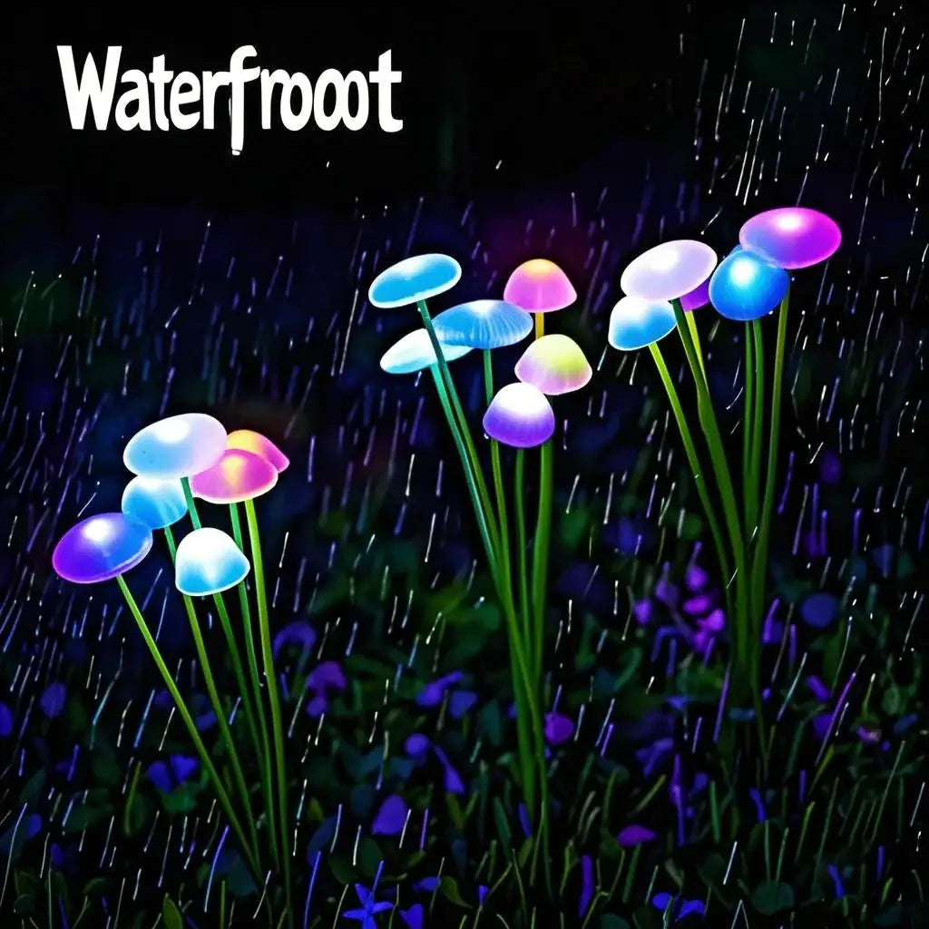 Solar Garden Lights Solar LED Lights Outdoor Waterproof with Mushroom for Outside Pathway Patio Yard Decor Gifts from PriceLows™