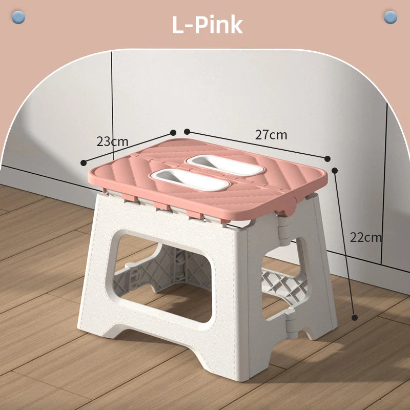 Plastic Folding Chair | Thickened | Portable Outdoor Chair | 27x23x25.5 cm