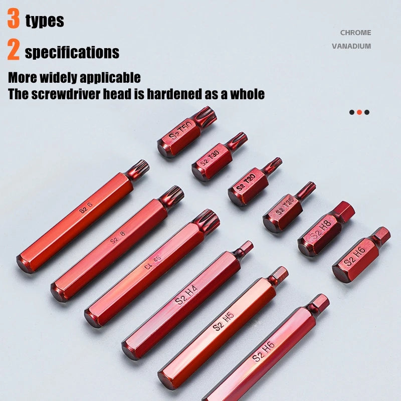 40pcs Torx Star Spline Hex Socket Bit Set Tool Kit Precision Screwdriver Bit Garage Equipment Auto Professional Repair Tools from PriceLows™