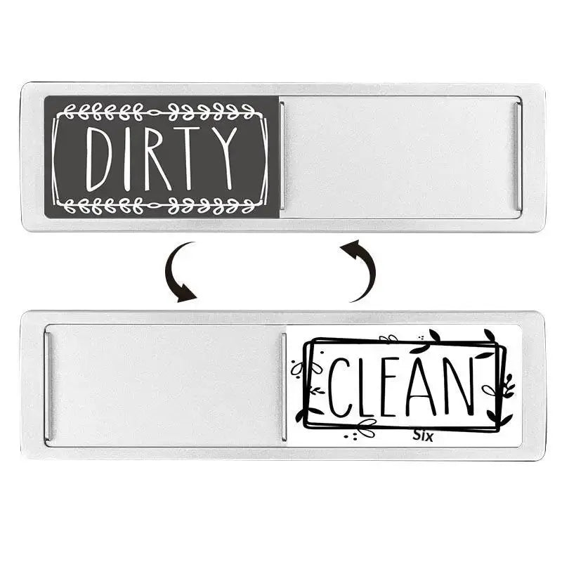 Dishwasher Magnet | Clean Dirty Sign | Fridge Use | 17.7x5.2cm