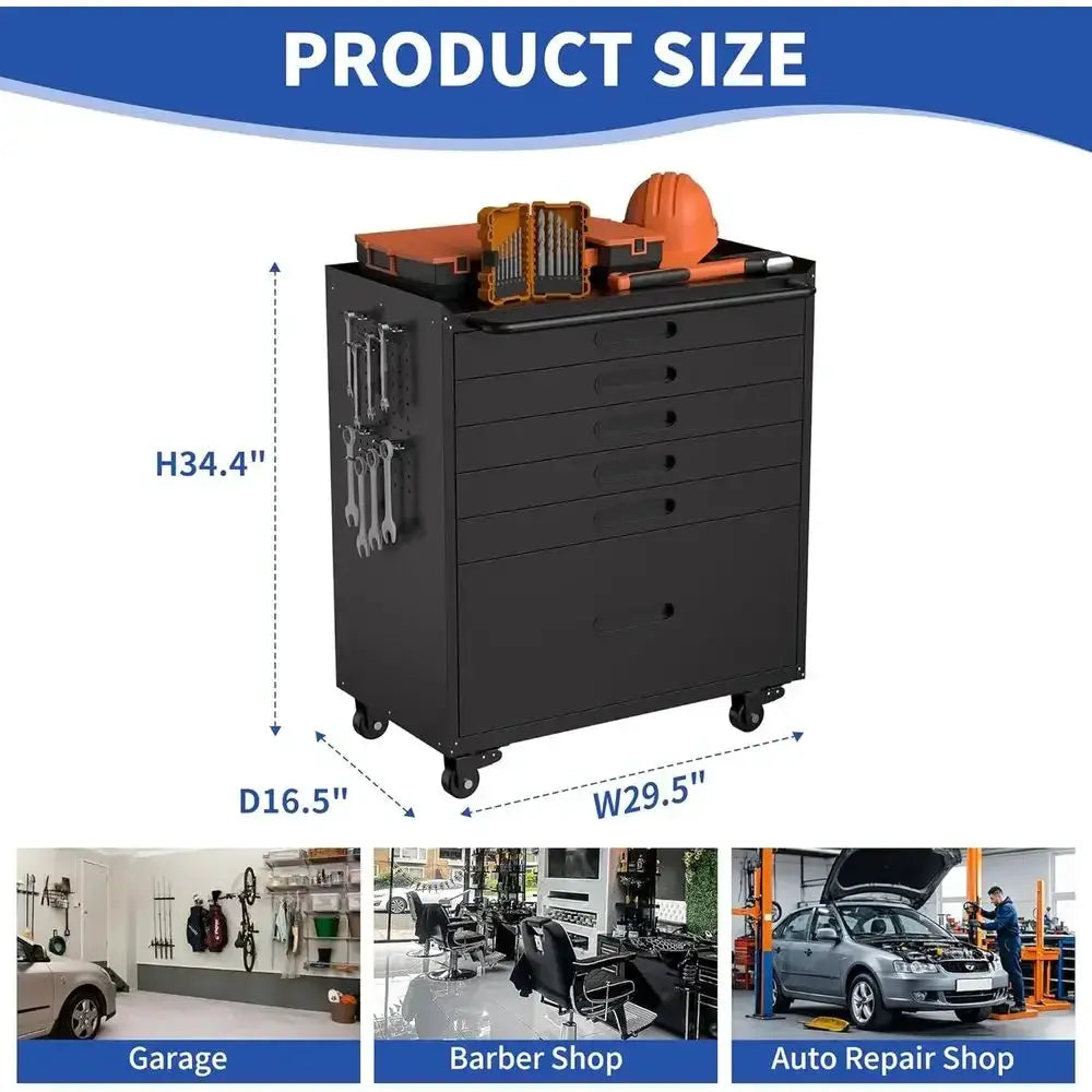 29.5" W Rolling Tool Cabinet with Metal Garage Storage Cabinet on Wheels, Locking Rolling Tool Chest or Workshop, Heavy Duty Too from PriceLows™