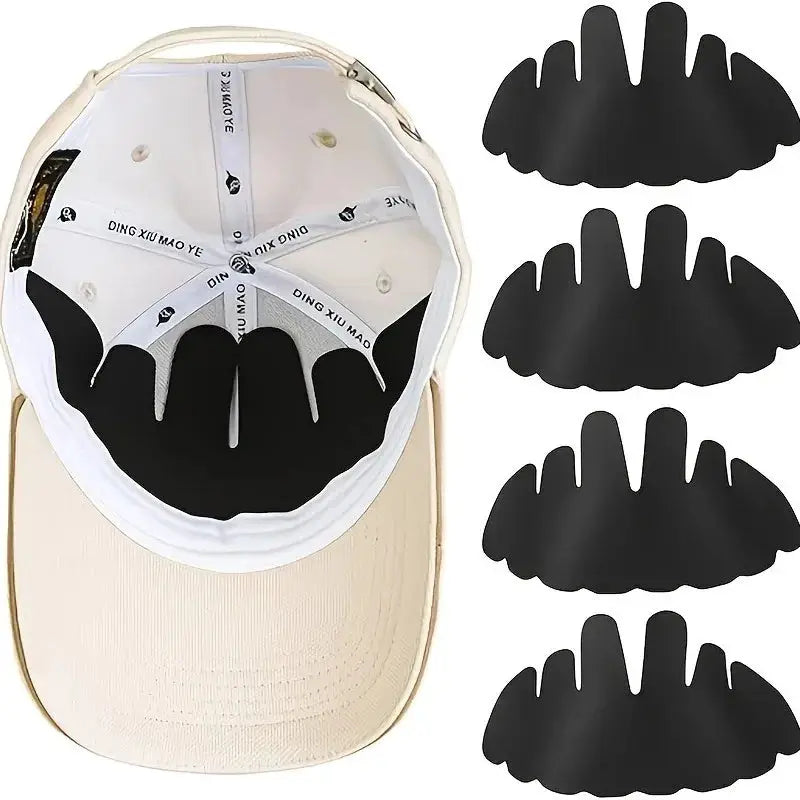 Baseball Cap Sweat Pads | Moisture Wicking | Soft Polyester | 5 Piece Pack