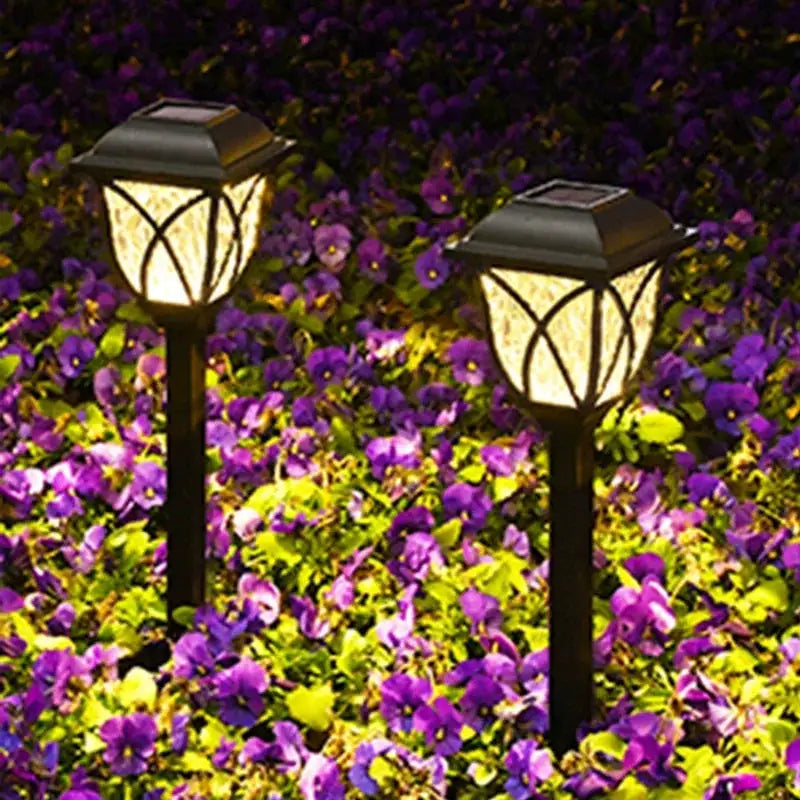 1-10Pack Solar Yard Lights Bright Lawn Lights Outdoor Waterproof Led Solar Pathway Lights Landscape Path Lights from PriceLows™