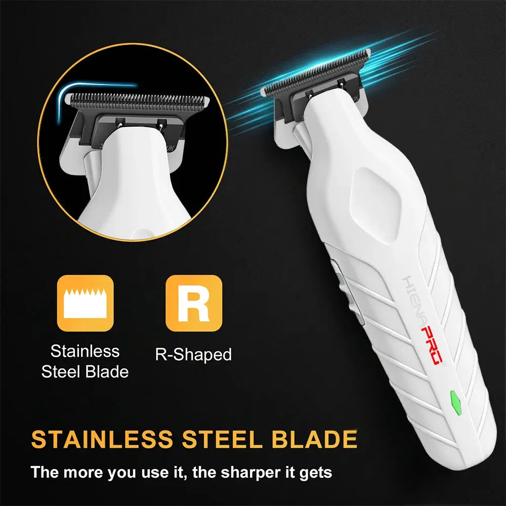 Hair Clippers Kit | Rechargeable Battery | Stainless Steel Blades | 4 Piece Set