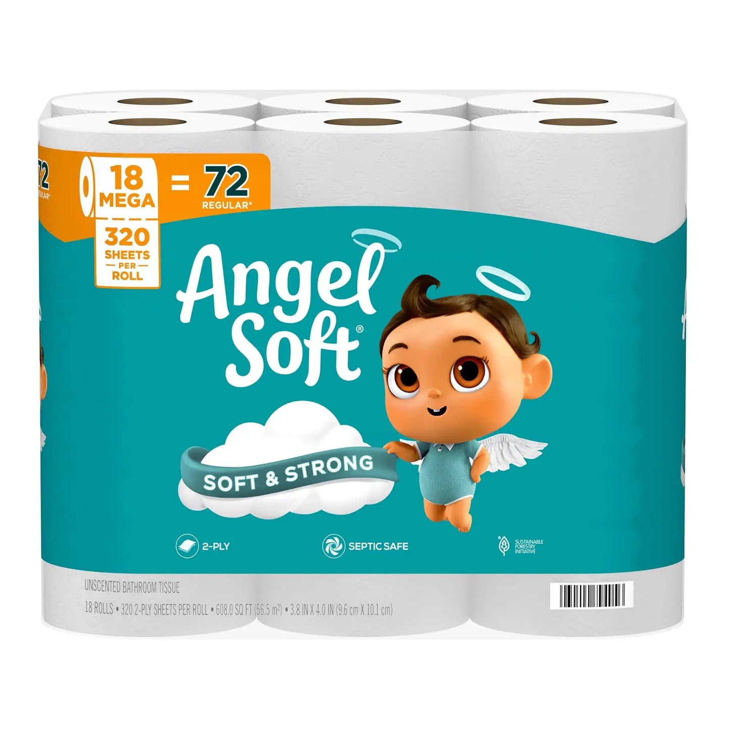 Toilet Paper | Extra Strong | Ultra Soft | 6 Mega Rolls