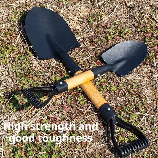 36/50.5cm Digging Shovel Manganese Steel Shovels Kids Trowel Waterproof Rustproof Garden Scoop for Outdoor Beach Camping from PriceLows™