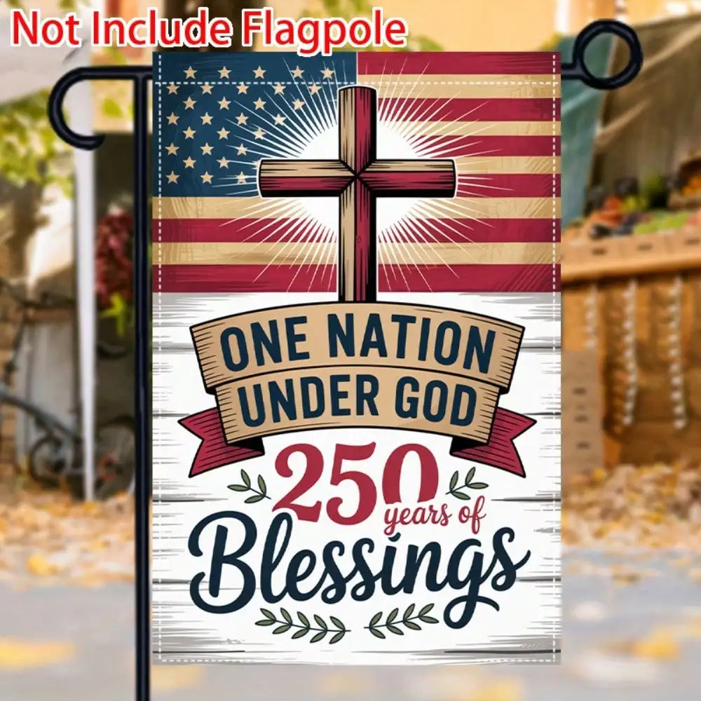 Garden Flag | Double-Sided American Flag | Heavy-Duty Outdoor