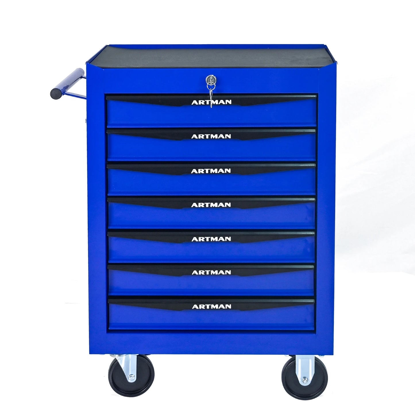 Rolling Metal Tool Chest with 7 Drawers, 20" 7-Drawer Tool Chest Cabinet with Ball Bearing Drawer Slides, Steel Tool Storage Box from PriceLows™
