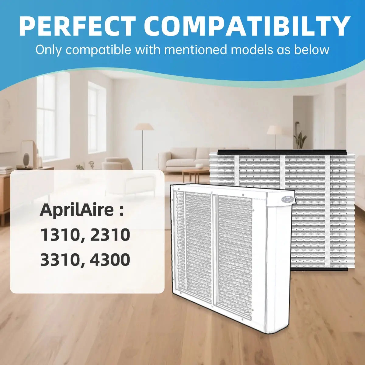 310 Replacement Air Filter 20x20x4 MERV 11 Compatible with Air Purifiers Model 1310 2310 3310 4300 HVAC AC Furnace Filter 2Packs from PriceLows™