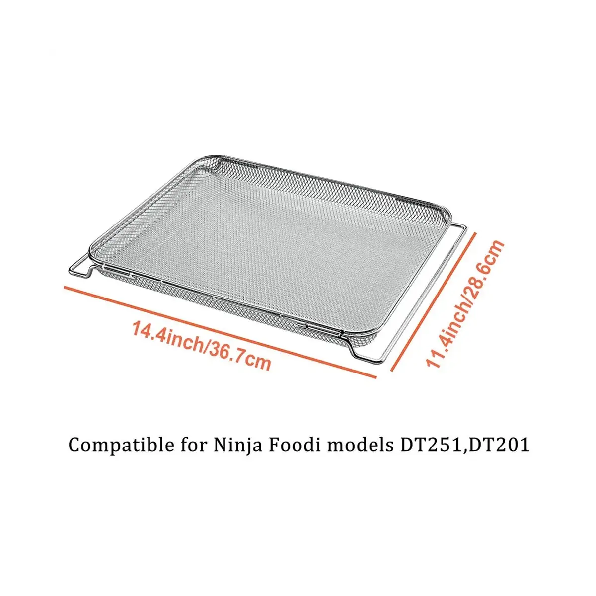 Air Fry Basket | Ninja Foodi DT251 DT201 DT200 | 14.4 x 11.4 x 1.06 in