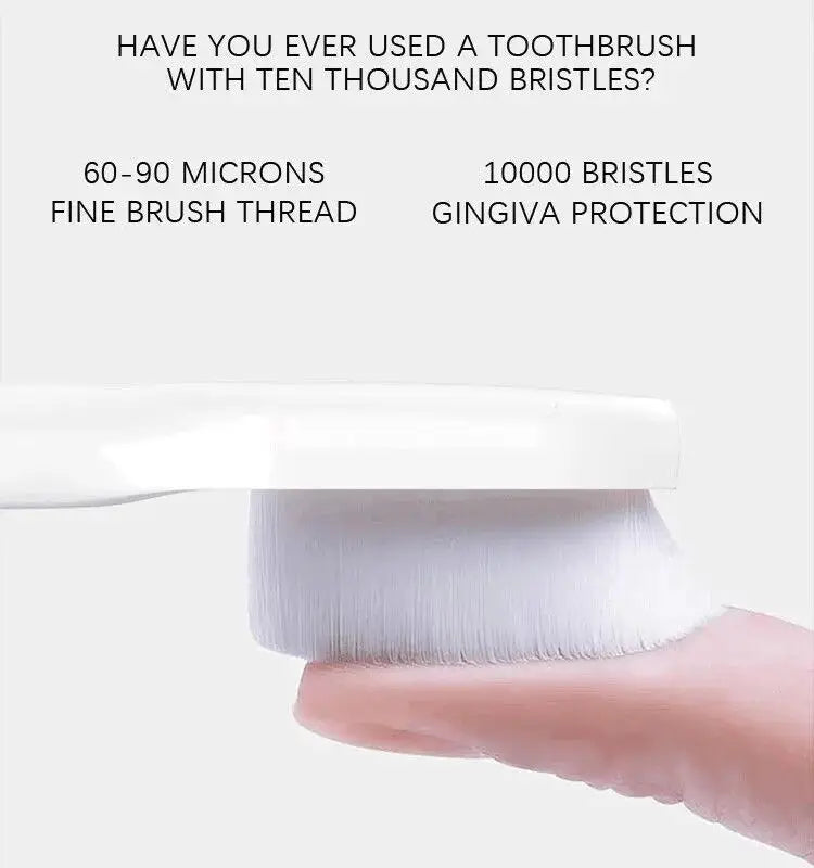 2/4PCS Ultra-fine Soft Toothbrush Gum Care Sensitive Nano Brush Heads for Phili Sonic Care HX3/HX6/HX9 Heads For 6780 3014 from PriceLows™