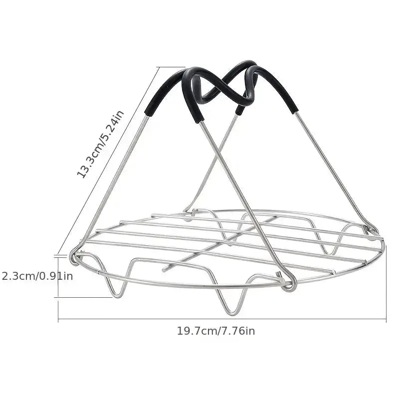 Steamer Rack Trivet | Heat Resistant | Instant Pot Compatible | Quart