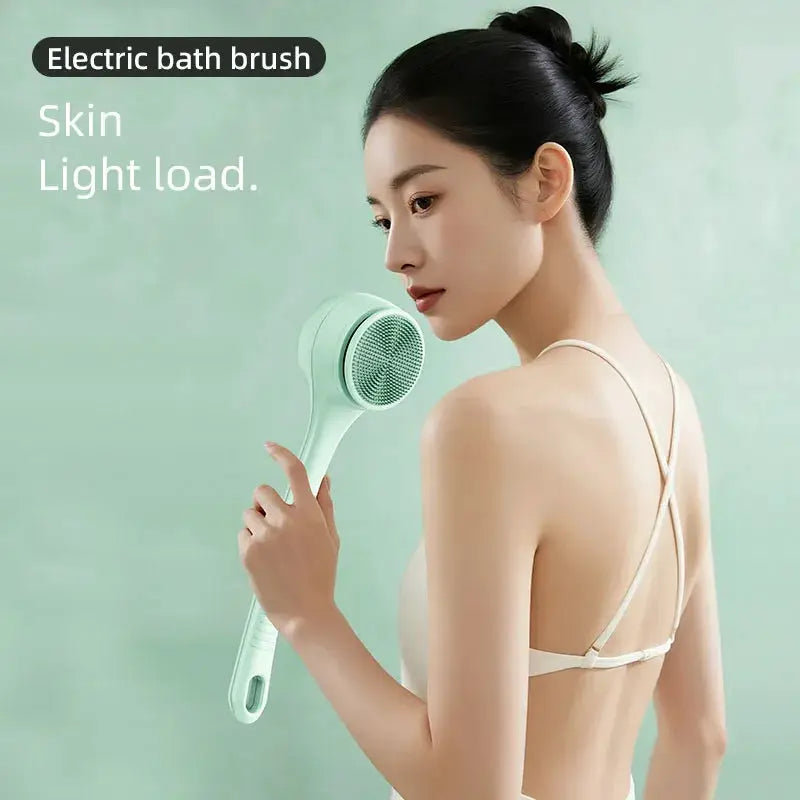 Electric Bath Scrubber | Dual Handle | Long Handle | One Size