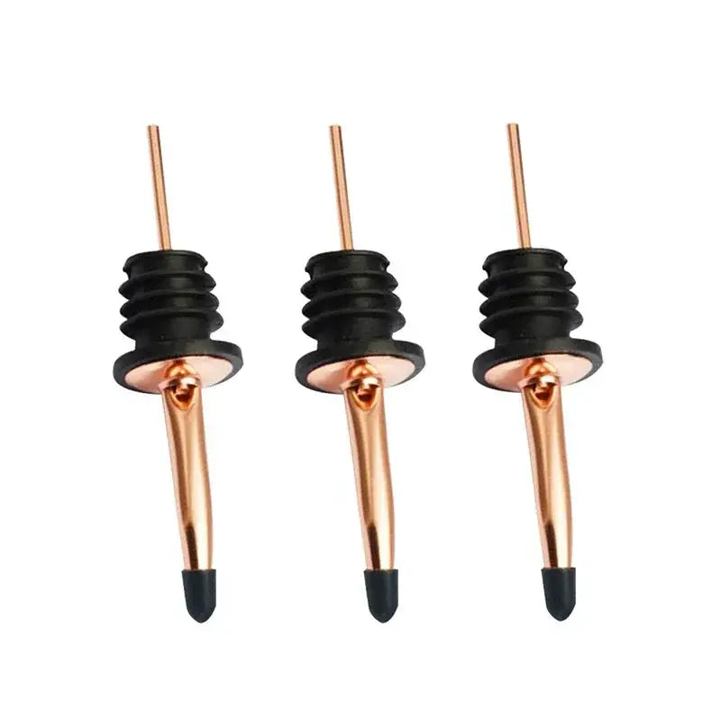 UPORS Wine Pourer 2/3Pcs Stainless Steel Alcohol Liquor Spouts Bottle Dispenser Wine Bottle Stopper with Cap Wine Accessories from PriceLows™