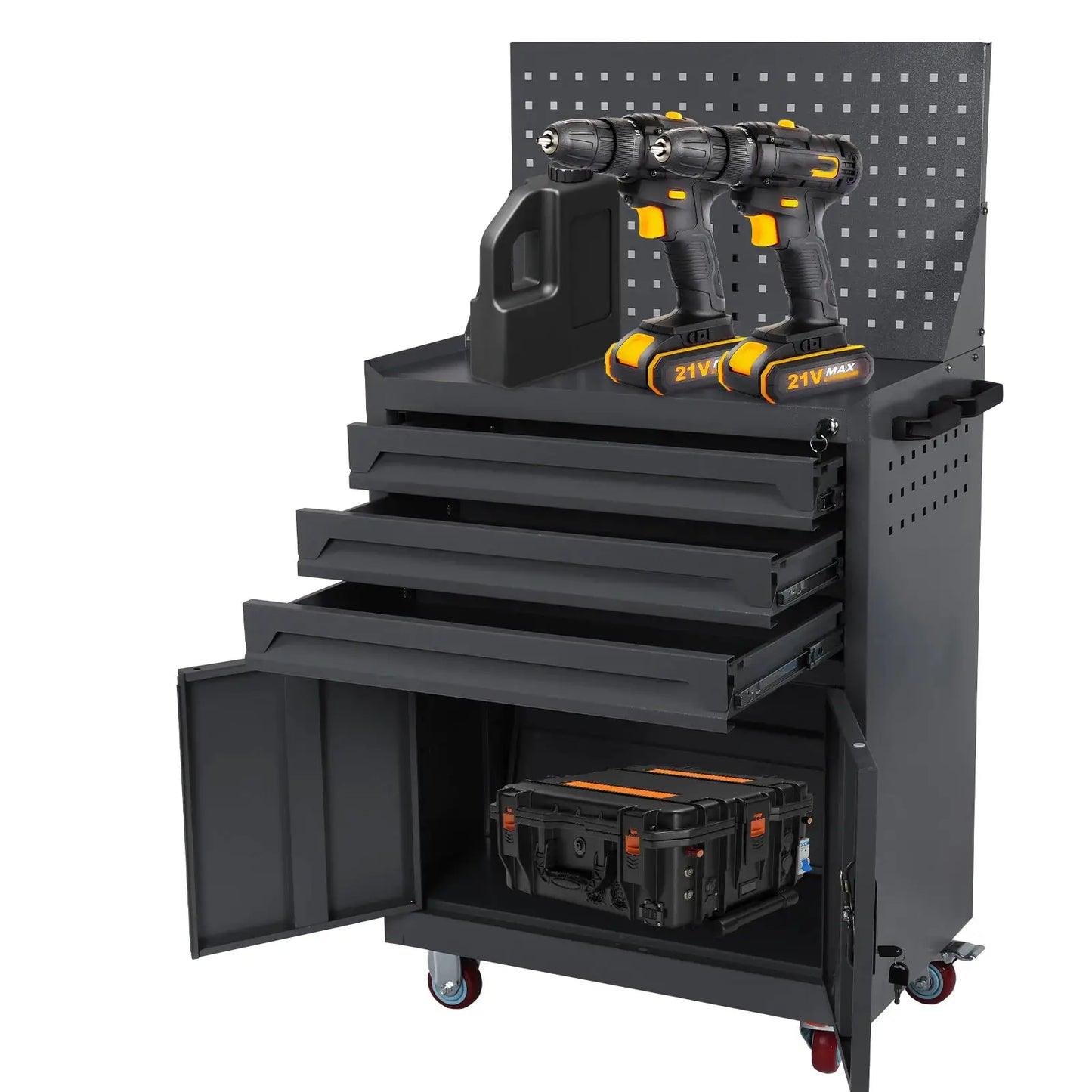 Rolling Tool Chest with Drawers Mobile Tool Cart Rolling Tool Cart for Workshop Warehouse Garage from PriceLows™