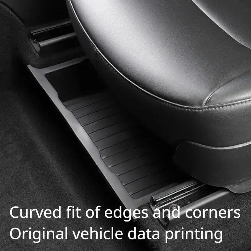 Underseat Storage Box for Tesla Model X Car Seats Drawer TPE Hidden Storage Box Push Pull ModelX Car Interior Accessories 2025 from PriceLows™