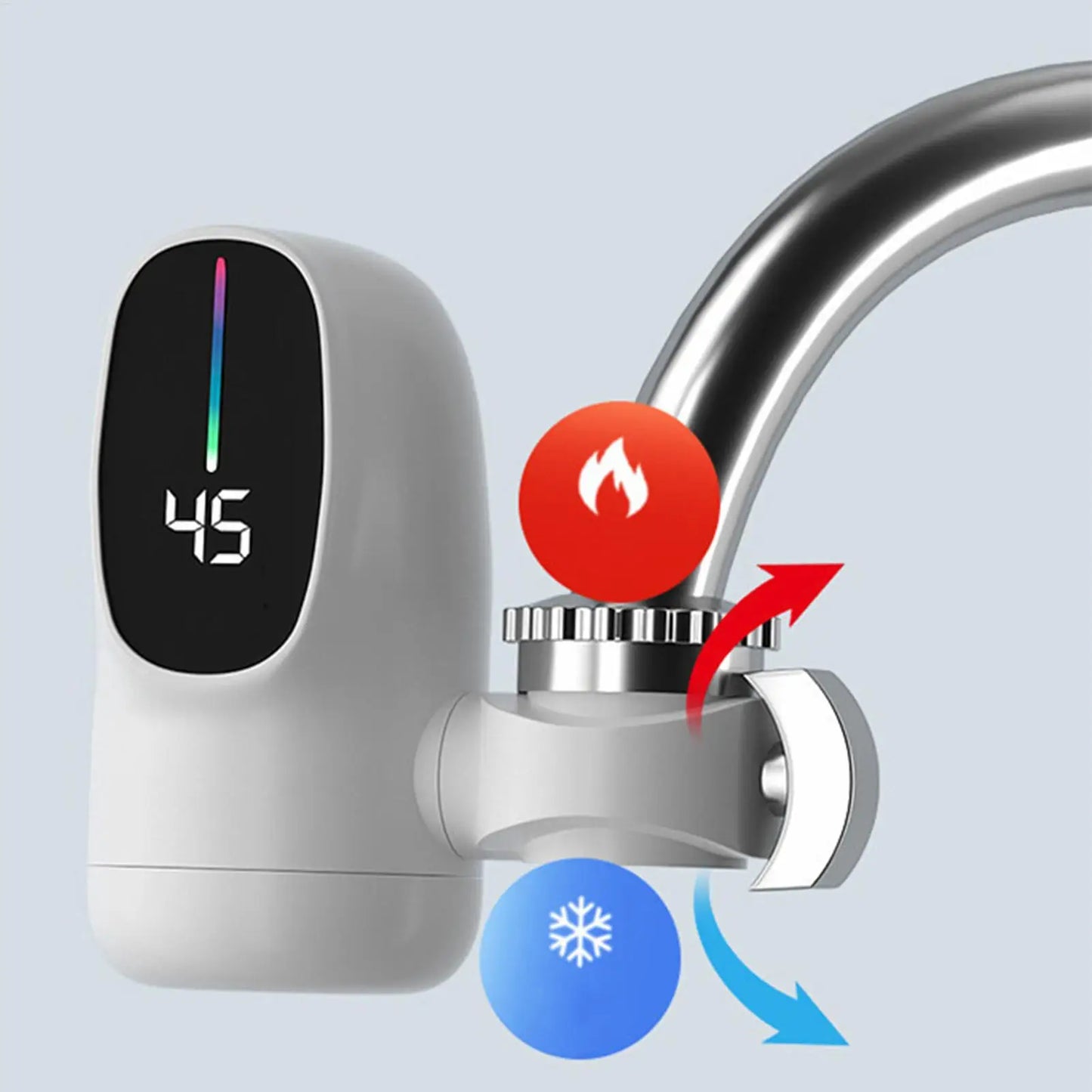 Electric Water Heater Faucet | 3000W | Tankless | EU US Compatible
