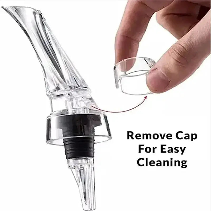 1pcs Magic Wine Decanter Wine Aerating Pourer Spout Decanter Wine Aerator Quick Aerating Pouring Tool Pump Portable Filter from PriceLows™